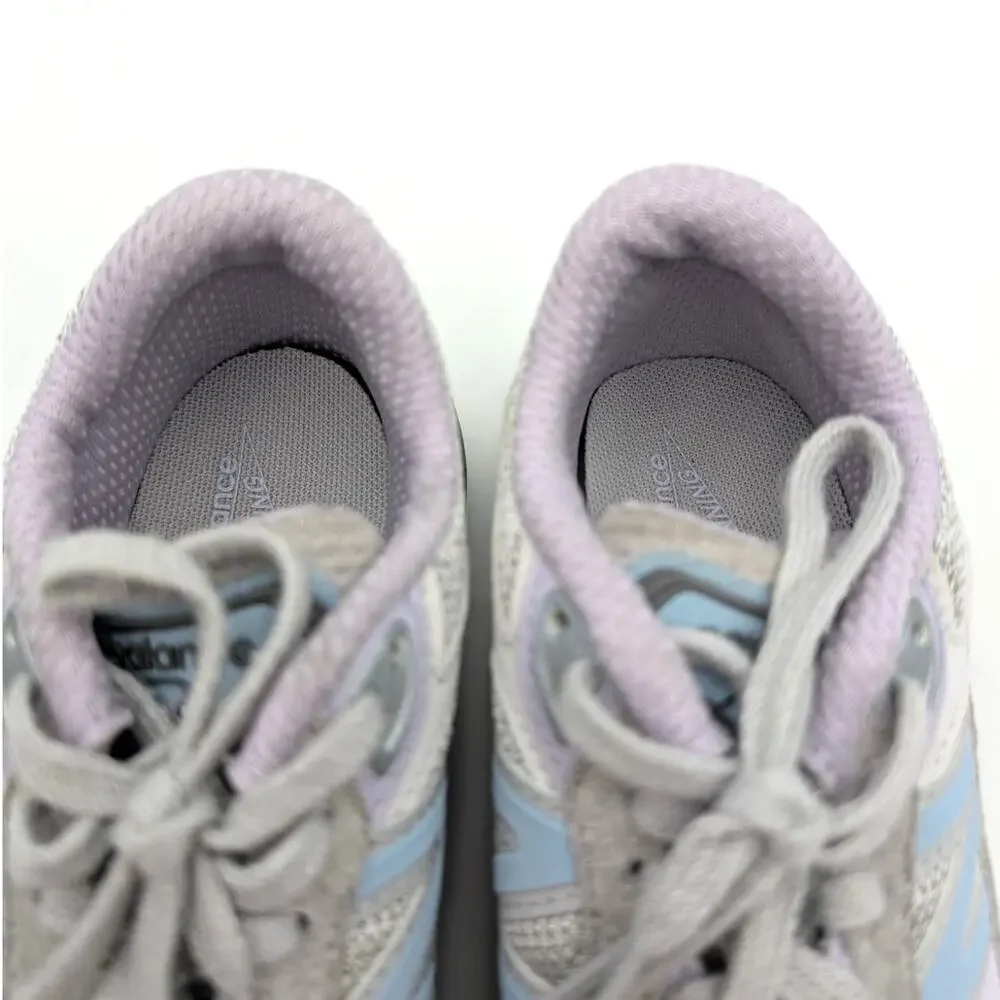 New Balance 990V6 Sneaker Shoes Kids' Grey/Bright Lavender Size US11.5 EU29